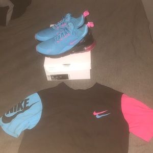 Nike Air Max 270 Size 10 + Medium Nike Tee
